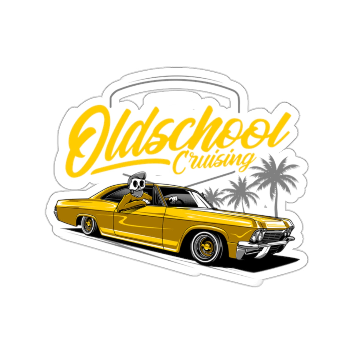 Impala Lowrider Oldschool Cruising Sticker