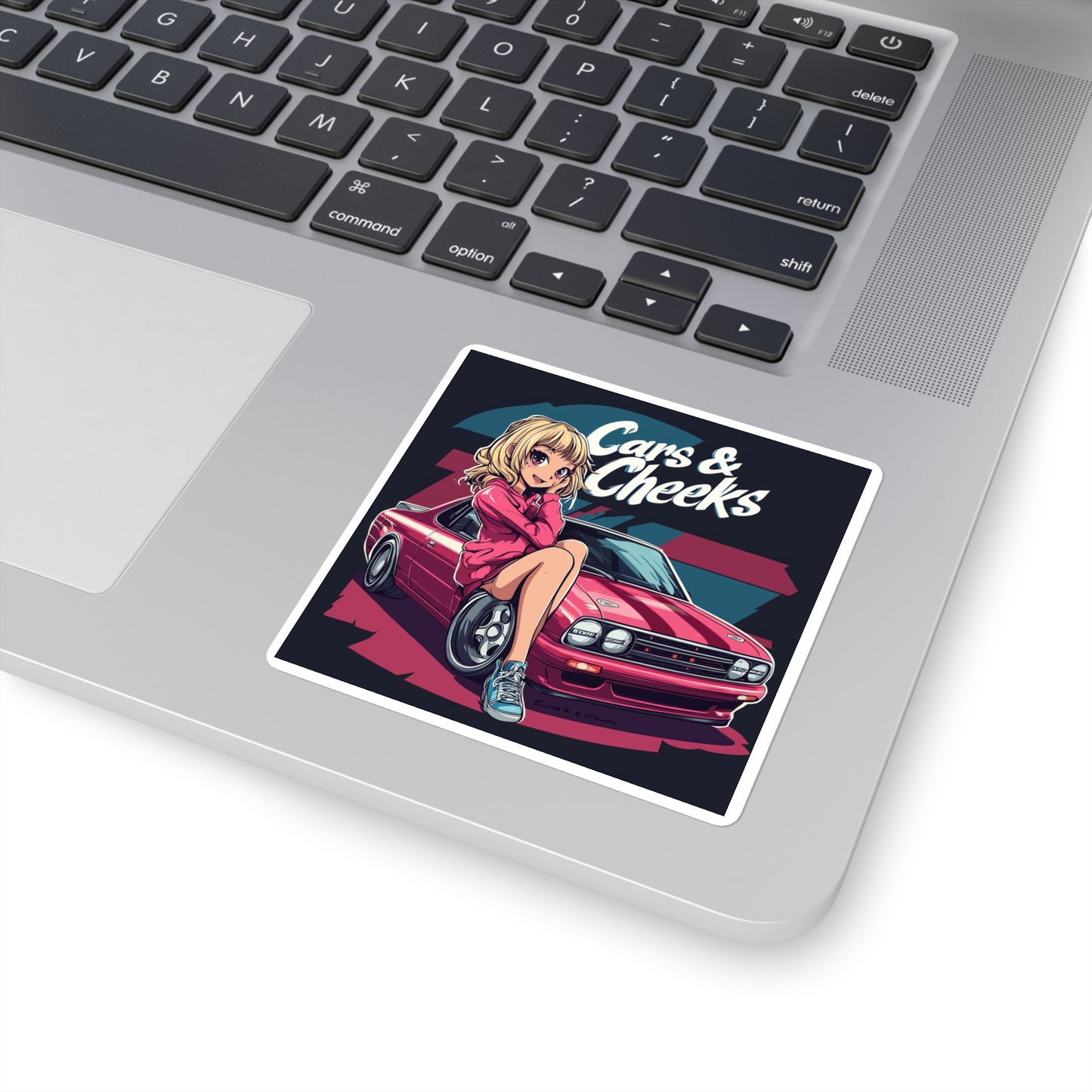 Cars And Cheeks Logo Branded Sticker #1