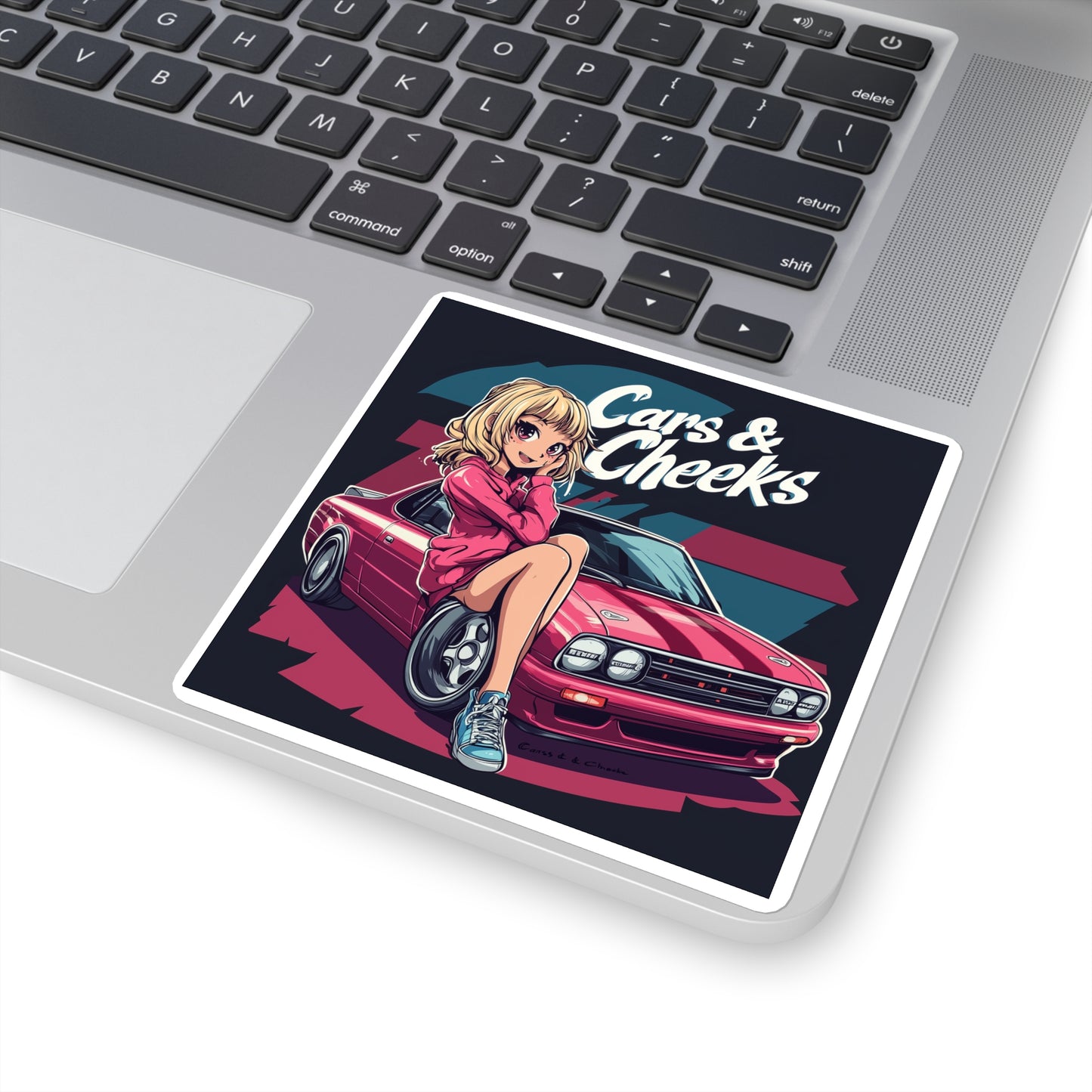 Cars And Cheeks Logo Branded Sticker #1