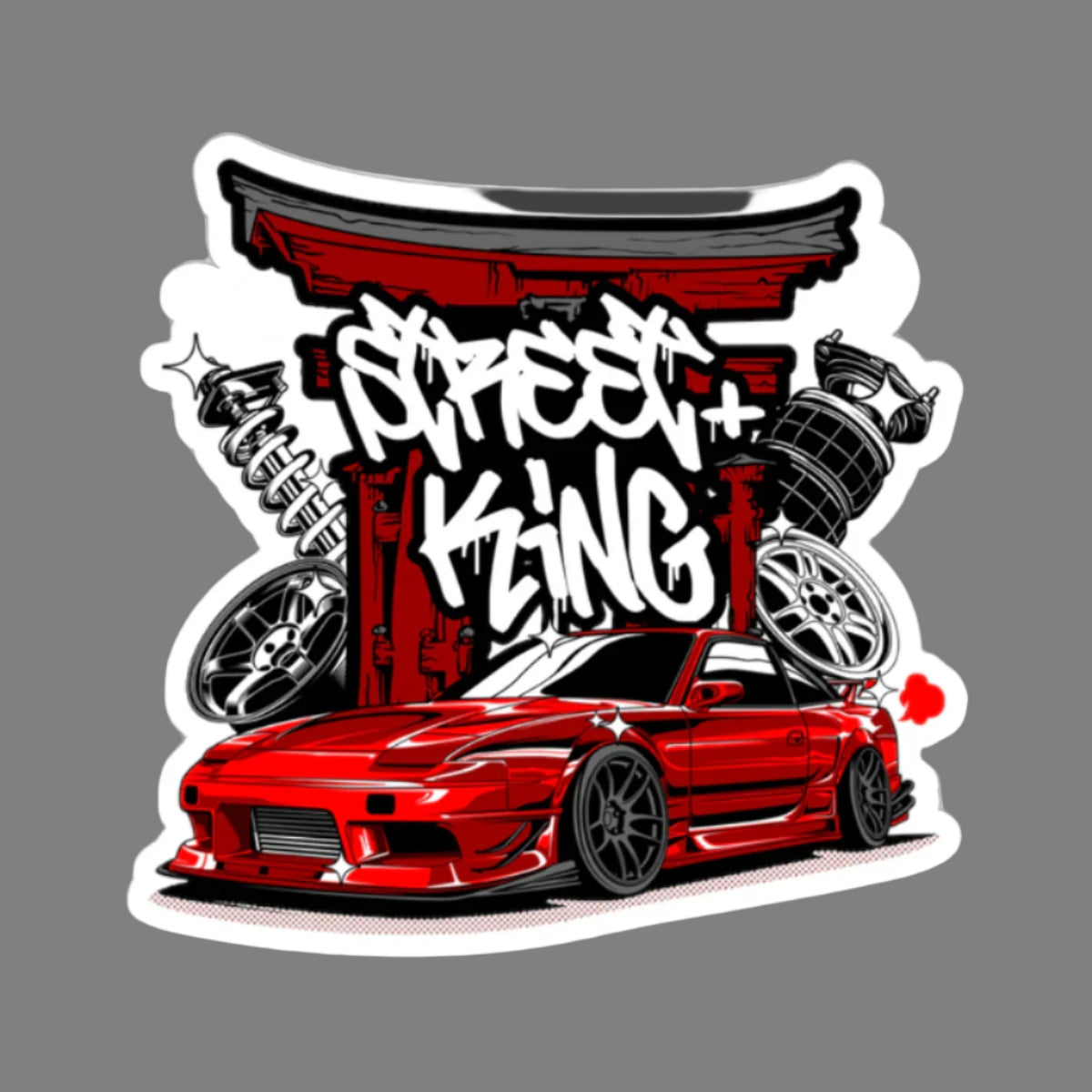 Nissan 180SX Street King Sticker