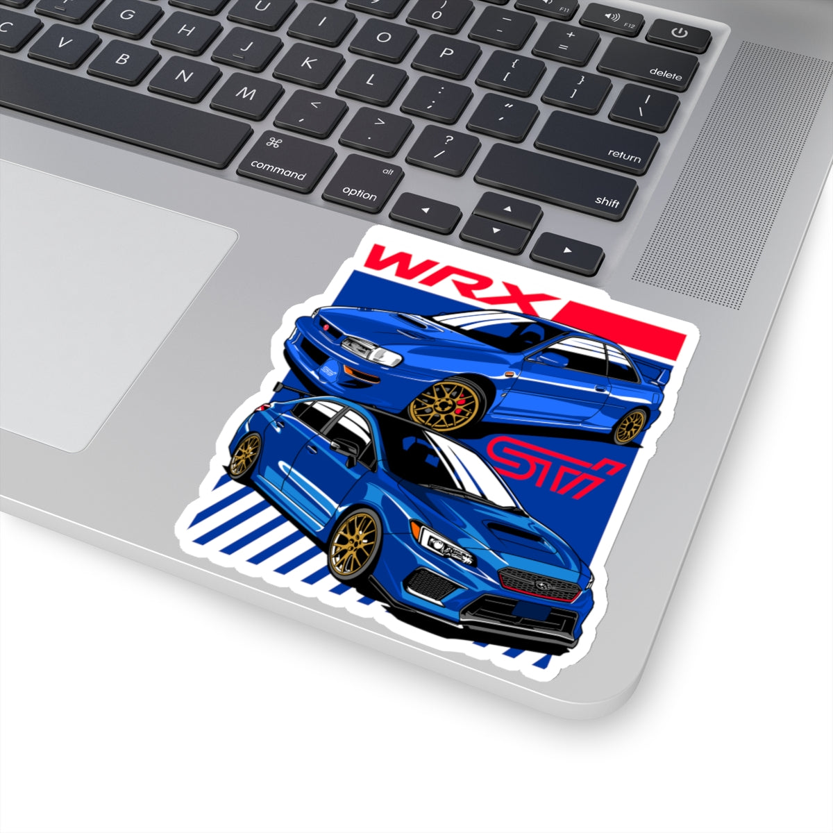 WRX STI GC8 GD WR Blue Sticker