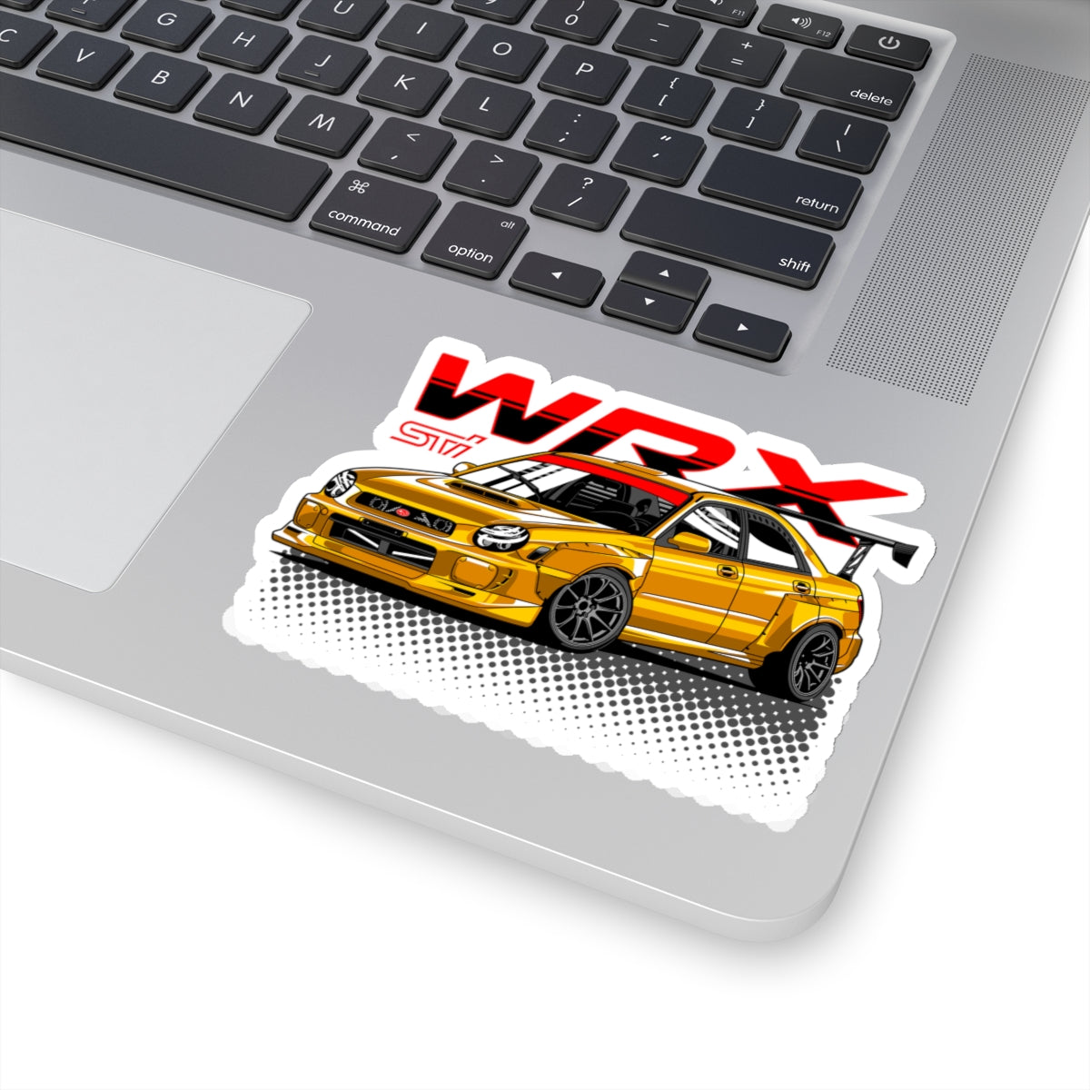 WRX STI GC8 GD Blaze Yellow Sticker