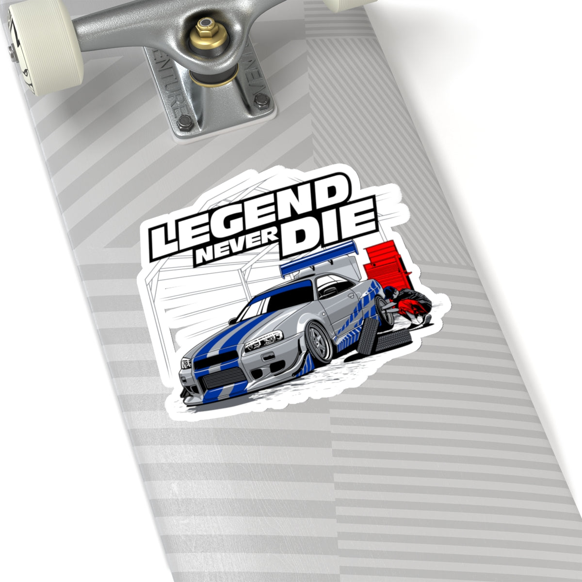 R34 GTR Legend Never Die Sticker