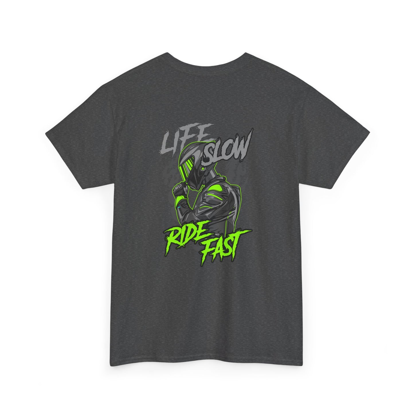 'Life Slow Ride Fast' Motorcycle Rider T-Shirt