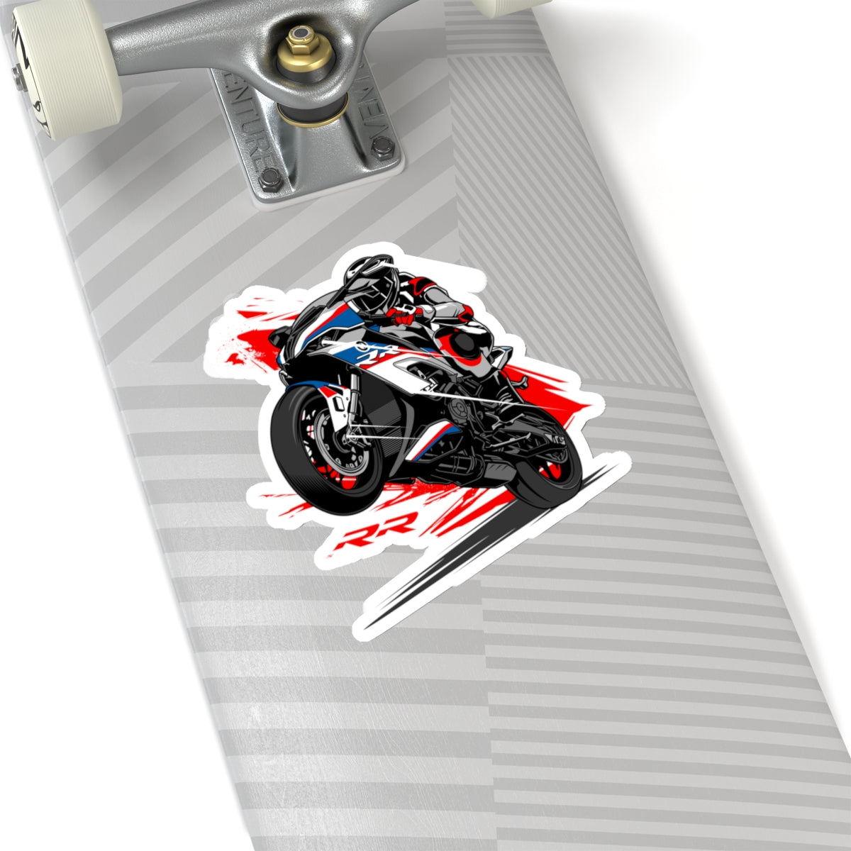 S1KRR Sport Bike Wheelie Sticker