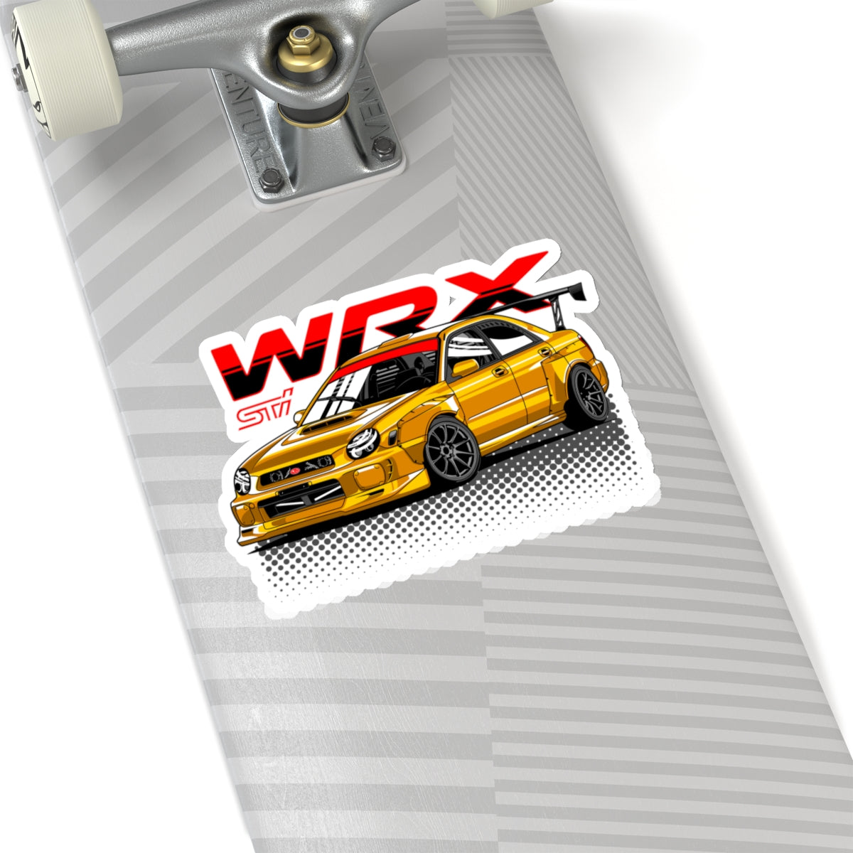 WRX STI GC8 GD Blaze Yellow Sticker