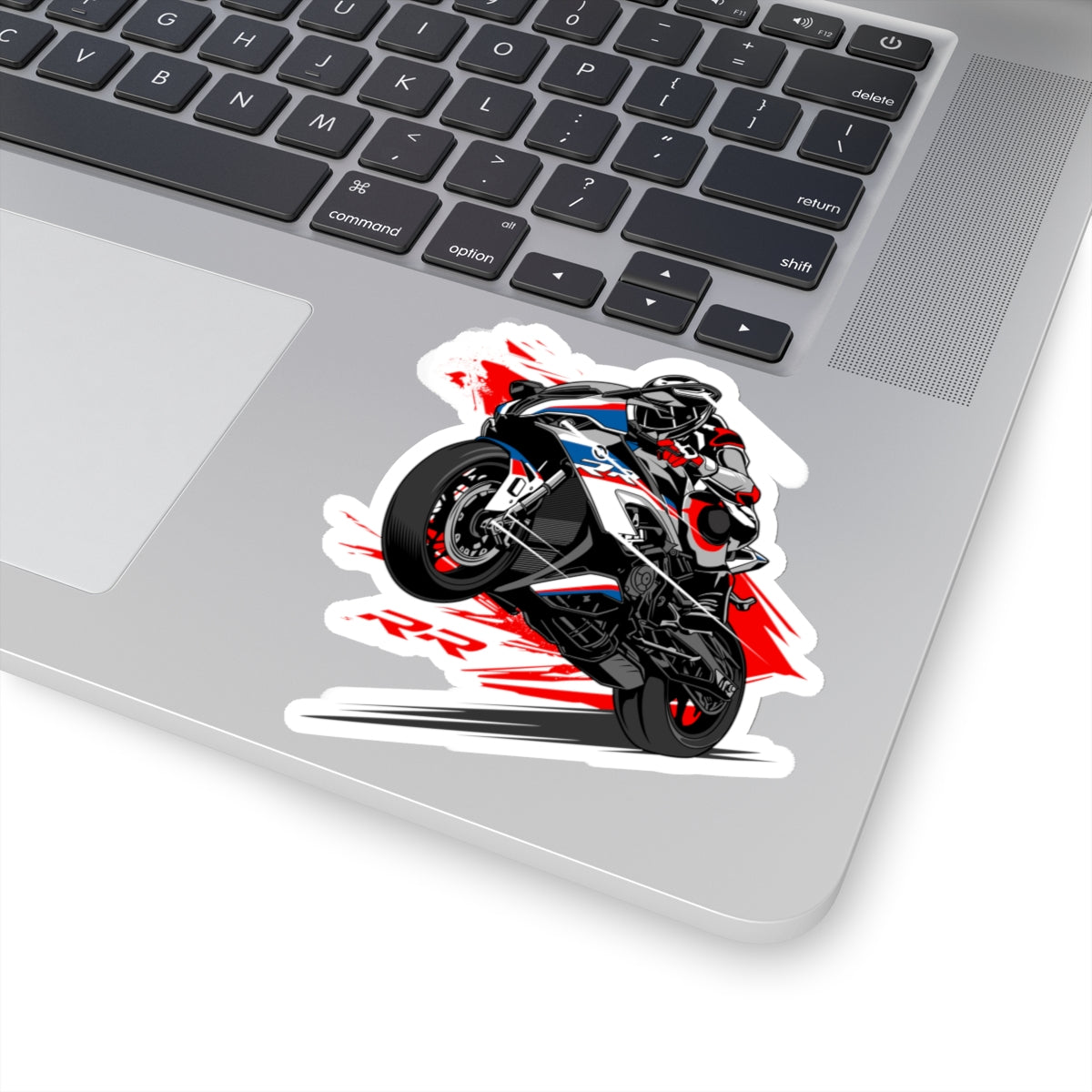 S1KRR Sport Bike Wheelie Sticker