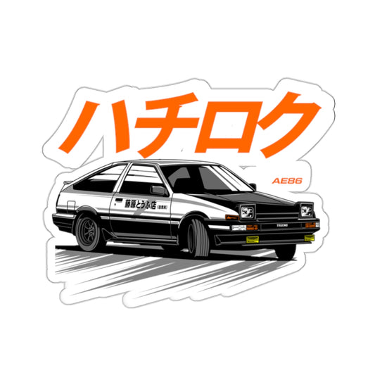 AE86 Trueno Drifting Sticker