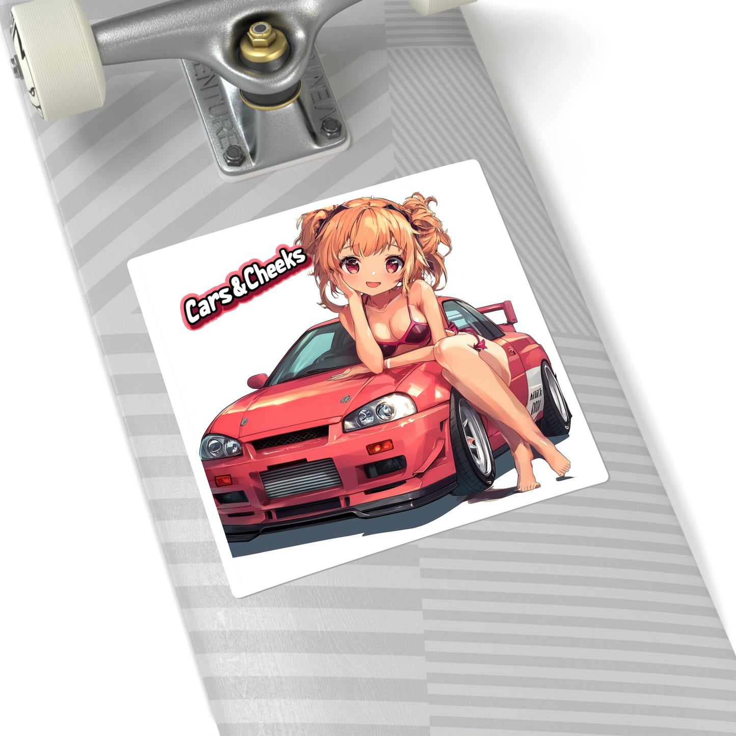 Cars And Cheeks Logo Branded Sticker #9