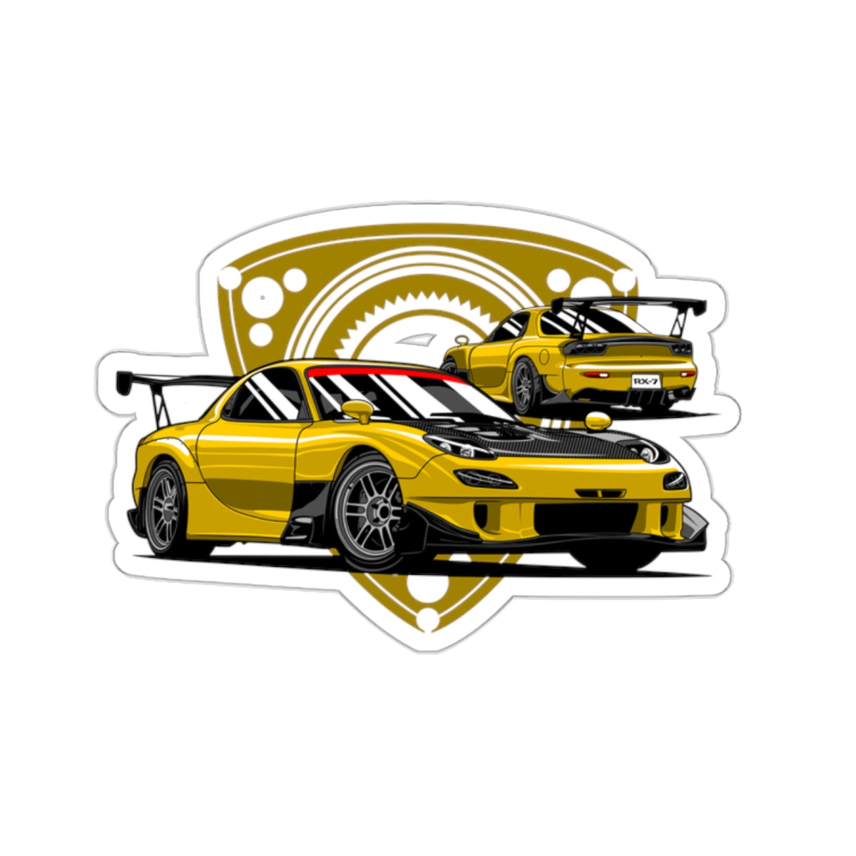 Mazda RX7 Sticker – CarsAndCheeks